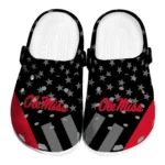 Ole Miss Rebels Clogs Stellar Stripes Theme Best Selling