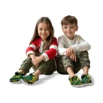 Oregon Ducks Clogs – Personalized Circuit Geometry Green Black 1
