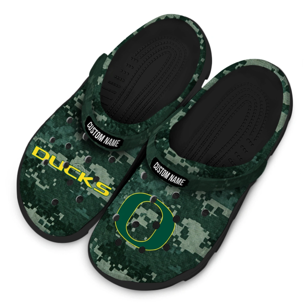 oregon-ducks-clog-personalized-digital-camo-green-latest-model.webp