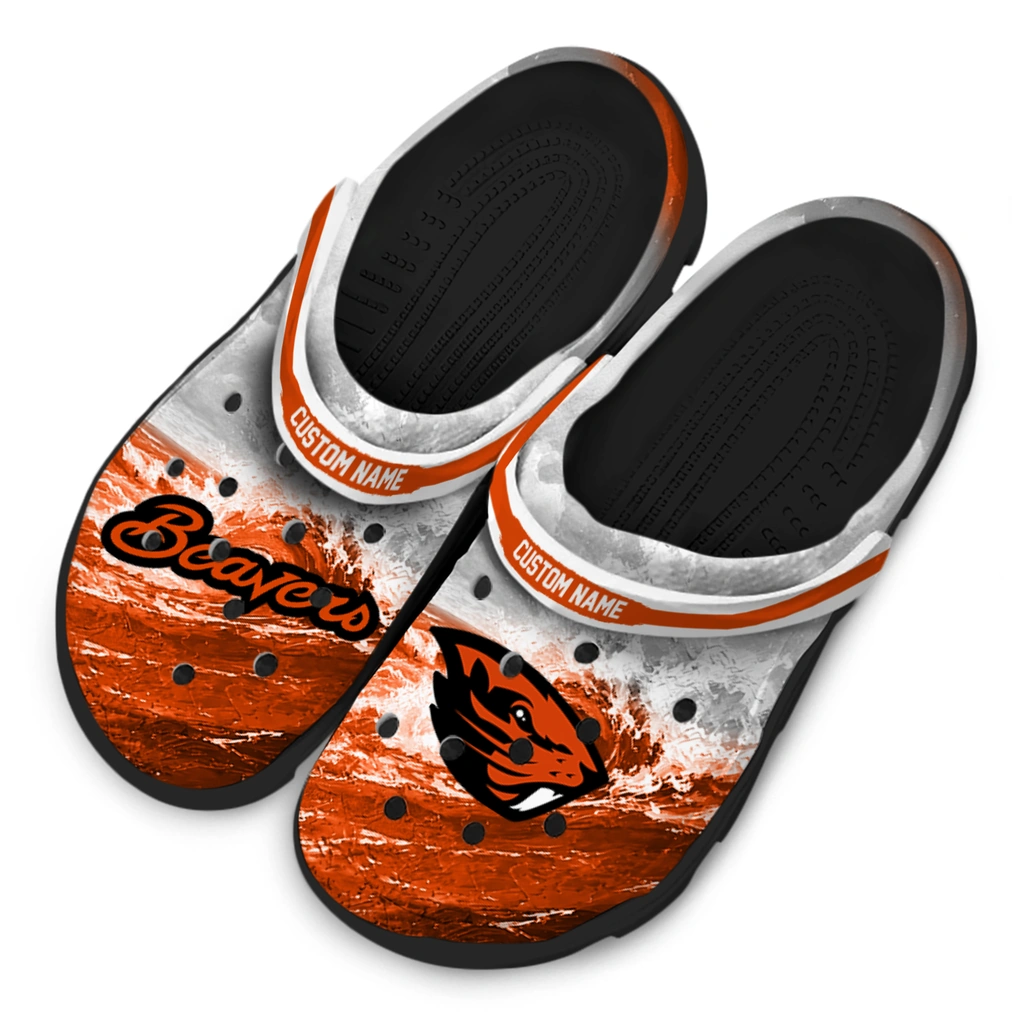 oregon-state-beavers-clog-personalized-wave-swirl-orange-white-latest-model.webp