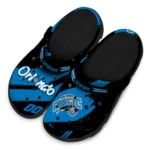 Orlando Magic Clogs – Customized Circuit Geometry Blue Black 1