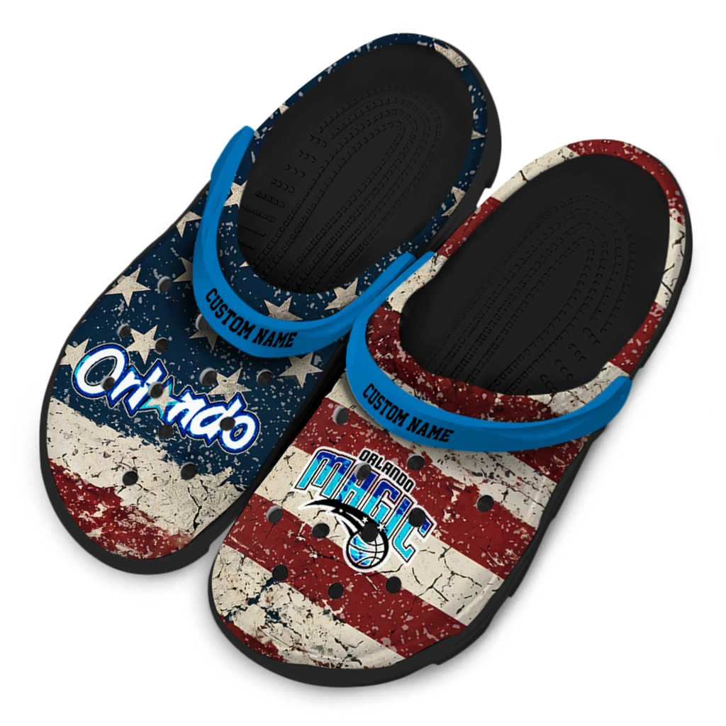 orlando-magic-clog-customized-distressed-stripes-blue-red-blue-latest-model.webp
