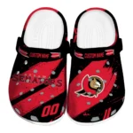 Ottawa Senators Clogs - Custom Circuit Geometry Red Black 1 Ottawa Senators Clogs – Custom Circuit Geometry Red Black 1
