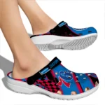 Philadelphia 76ers Clogs – Personalized Circuit Geometry Blue Black 1