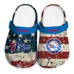 Philadelphia 76ers Clogs - Personalized Distressed Stripes Blue Red Blue 1 philadelphia-76ers-clog-personalized-distressed-stripes-blue-red-blue-best-selling.webp