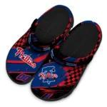 Philadelphia Phillies Clogs – Customized Circuit Geometry Blue Black 1