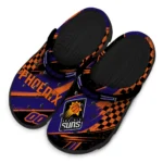 Phoenix Suns Clogs – Custom Circuit Geometry Purple Black 1