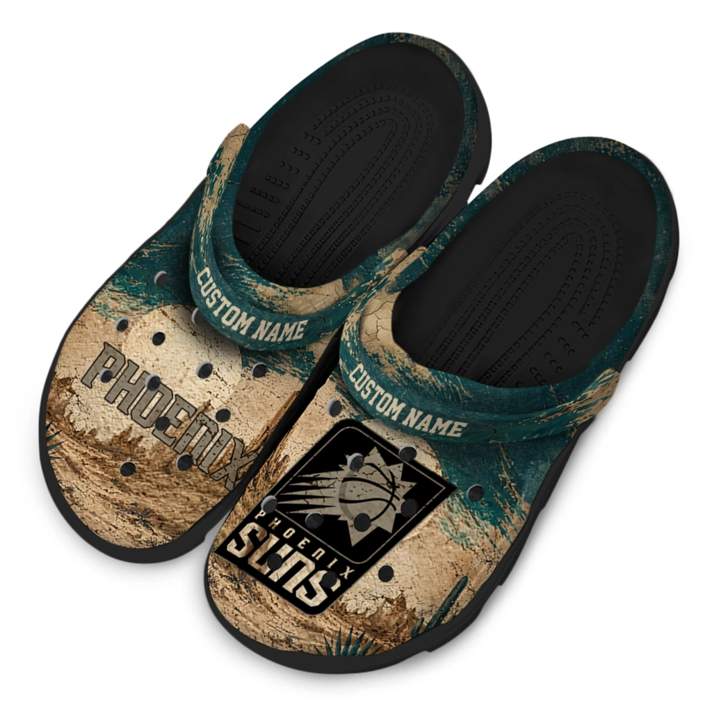 phoenix-suns-clog-custom-cracked-landscape-fir-green-beige-latest-model.webp