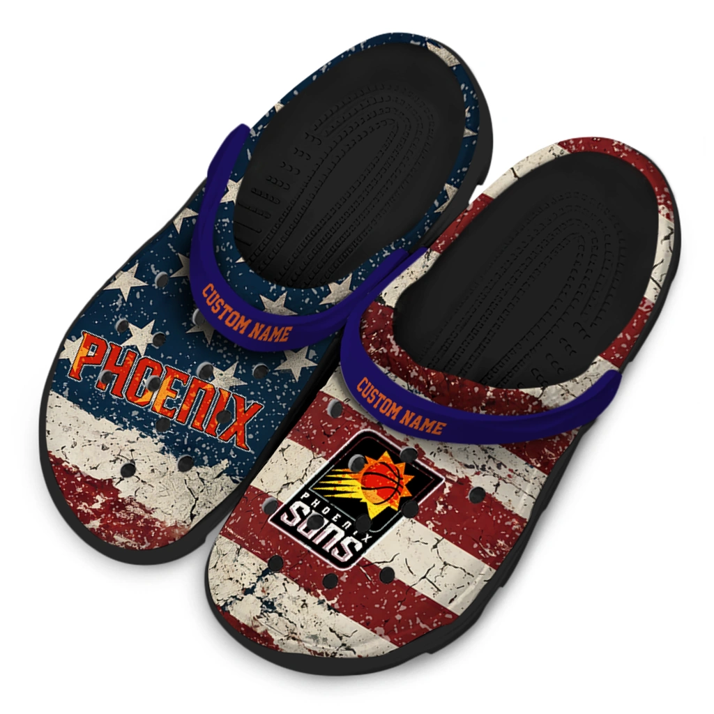phoenix-suns-clog-custom-distressed-stripes-purple-red-blue-latest-model.webp