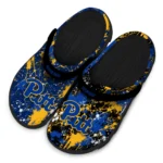 pittsburgh-panthers-clog-customized-splatter-splash-royal-blue-black-best-selling.webp