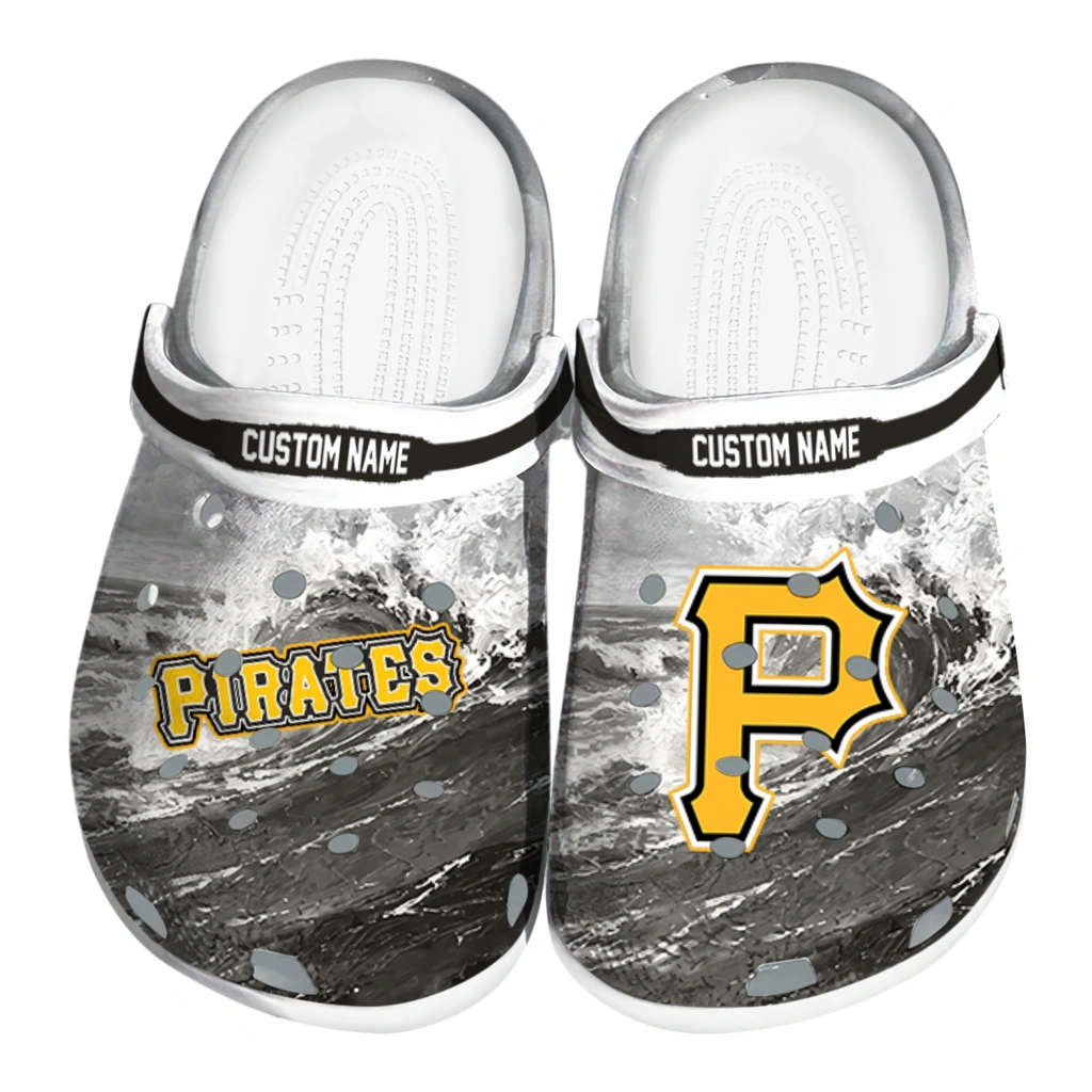 pittsburgh-pirates-clog-customized-wave-swirl-black-white-best-selling.webp pittsburgh pirates clog customized wave swirl black white best selling