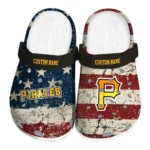Pittsburgh Pirates Clogs - Personalized Distressed Stripes Black Red Blue 1 pittsburgh-pirates-clog-personalized-distressed-stripes-black-red-blue-best-selling.webp