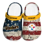 pittsburgh-steelers-clog-customized-distressed-stripes-gold-red-blue-best-selling.webp