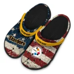 pittsburgh-steelers-clog-customized-distressed-stripes-gold-red-blue-best-selling.webp
