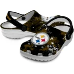 pittsburgh-steelers-clog-personalized-splatter-splash-gold-black-best-selling.webp