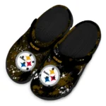 pittsburgh-steelers-clog-personalized-splatter-splash-gold-black-best-selling.webp