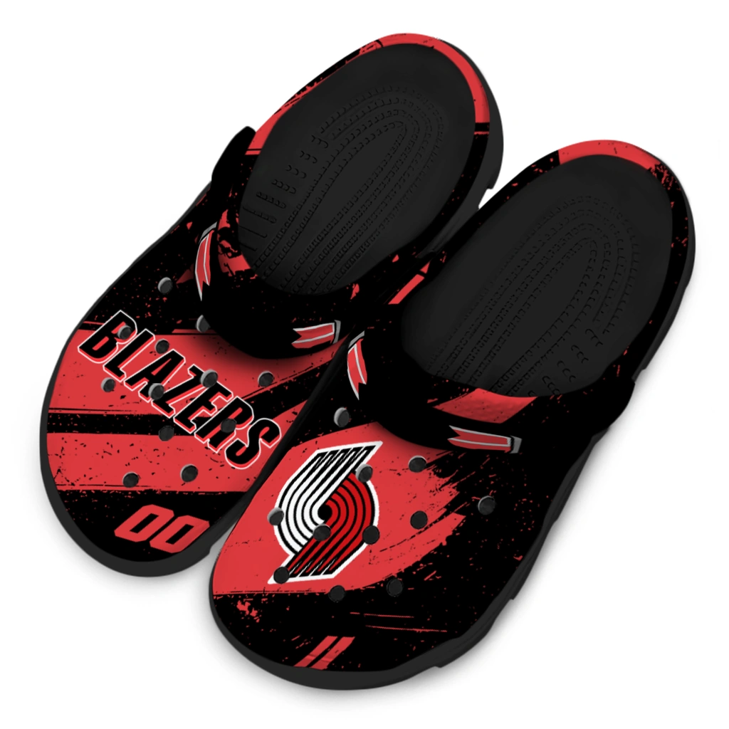 portland-trail-blazers-clog-custom-checkered-streaks-red-black-latest-model.webp