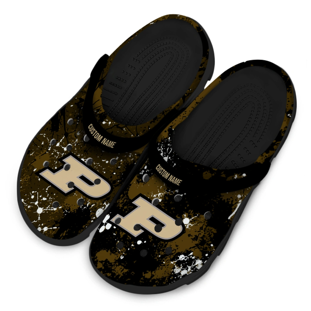 purdue-boilermakers-clog-personalized-splatter-splash-gold-black-latest-model.webp