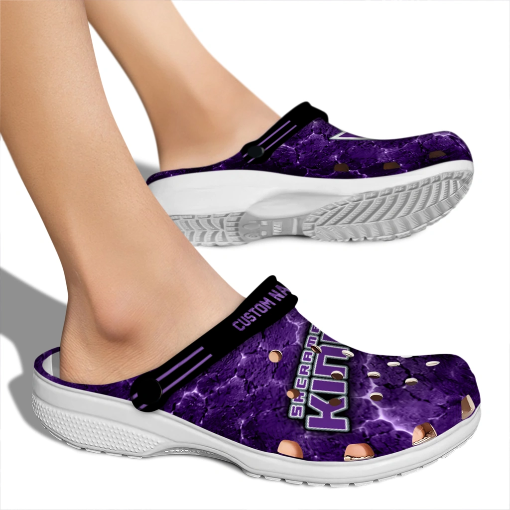 sacramento-kings-clog-custom-cracked-energy-purple-black-fashion-forward.webp