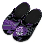 sacramento-kings-clog-customized-checkered-streaks-purple-black-best-selling.webp