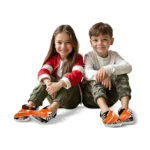 Sam Houston Bearkats Clogs – Personalized Circuit Geometry Orange Black 1