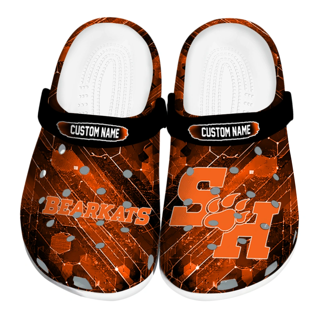 sam-houston-bearkats-clog-personalized-circuit-geometry-orange-black-best-selling.webp sam houston bearkats clog personalized circuit geometry orange black best selling