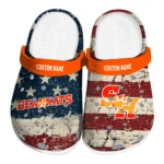 Sam Houston Bearkats Clogs - Personalized Distressed Stripes Orange Red Blue 1 sam-houston-bearkats-clog-personalized-distressed-stripes-orange-red-blue-best-selling.webp