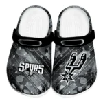 San Antonio Spurs Clogs - Custom Circuit Geometry Silver Black 1 san-antonio-spurs-clog-custom-circuit-geometry-silver-black-best-selling.webp
