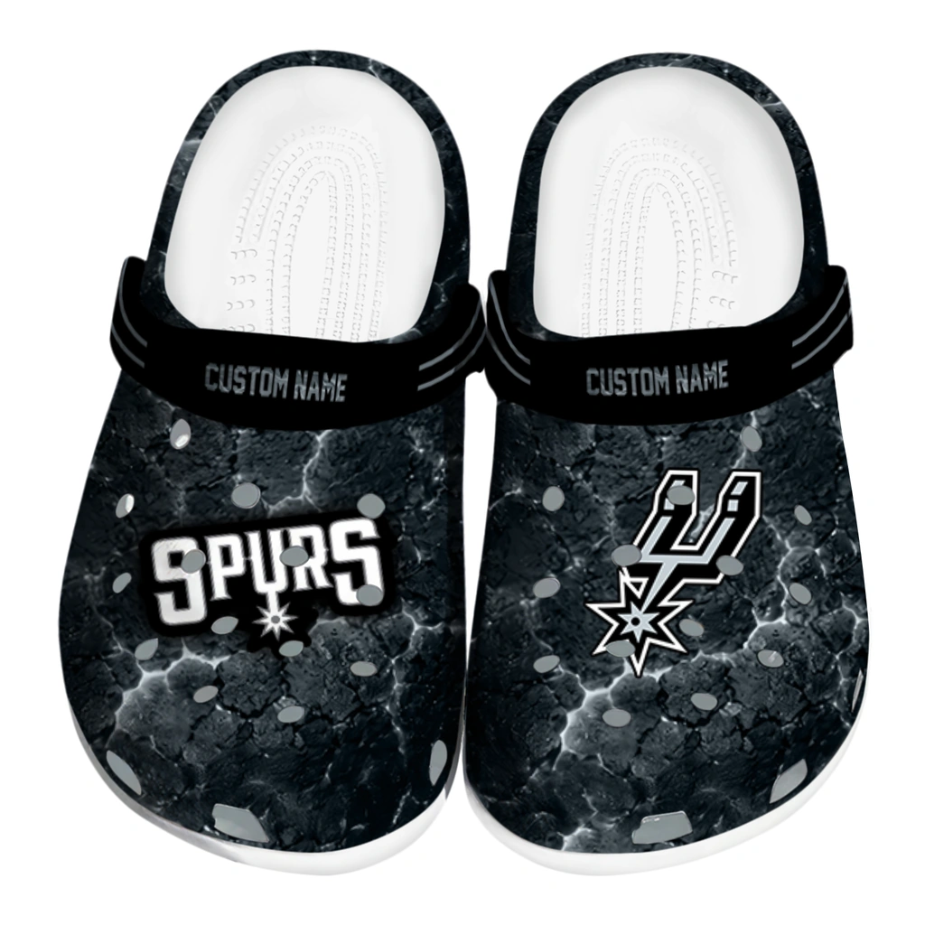 san-antonio-spurs-clog-customized-cracked-energy-silver-black-best-selling.webp san antonio spurs clog customized cracked energy silver black best selling