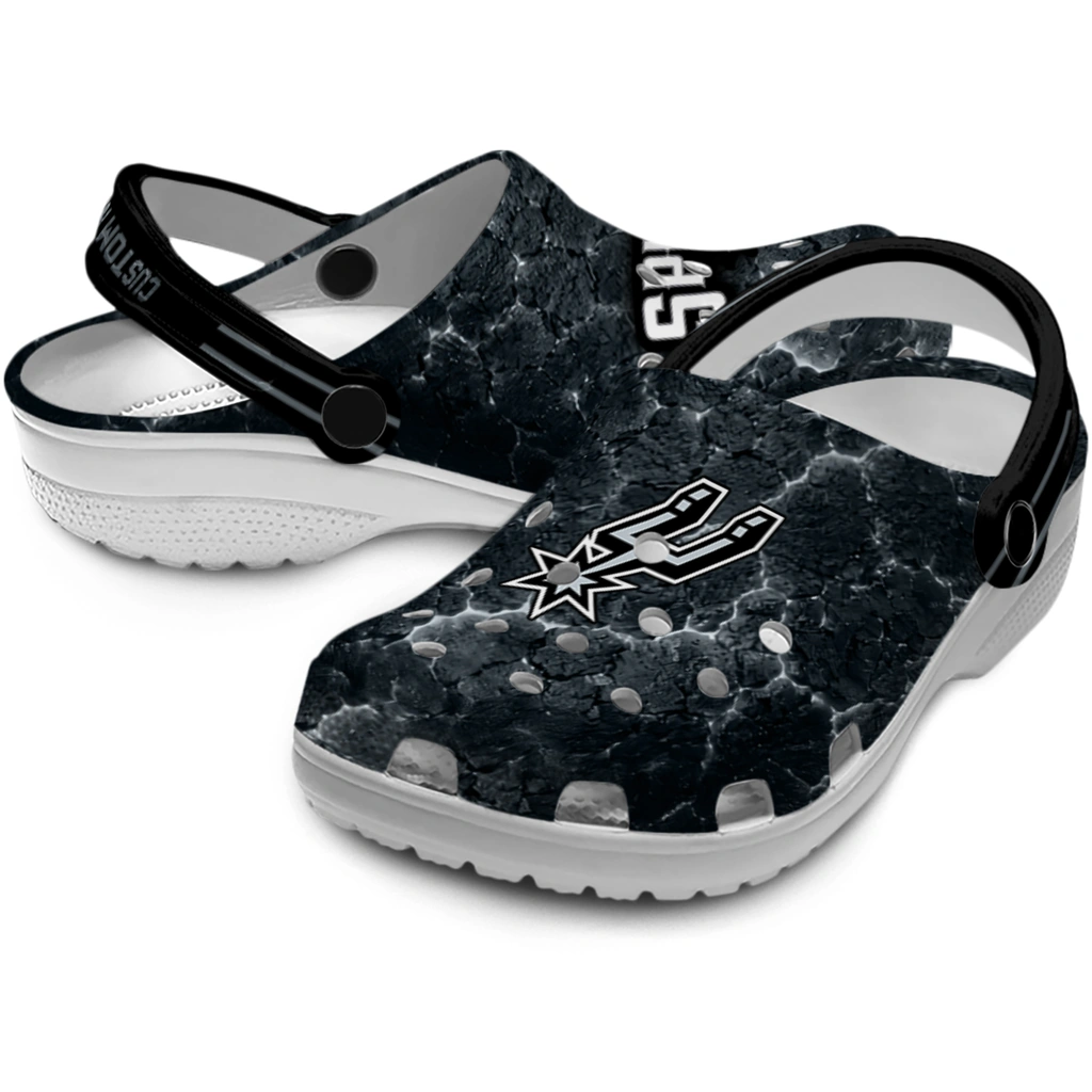 san-antonio-spurs-clog-customized-cracked-energy-silver-black-high-quality.webp
