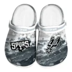san-antonio-spurs-clog-personalized-wave-swirl-silver-white-best-selling.webp
