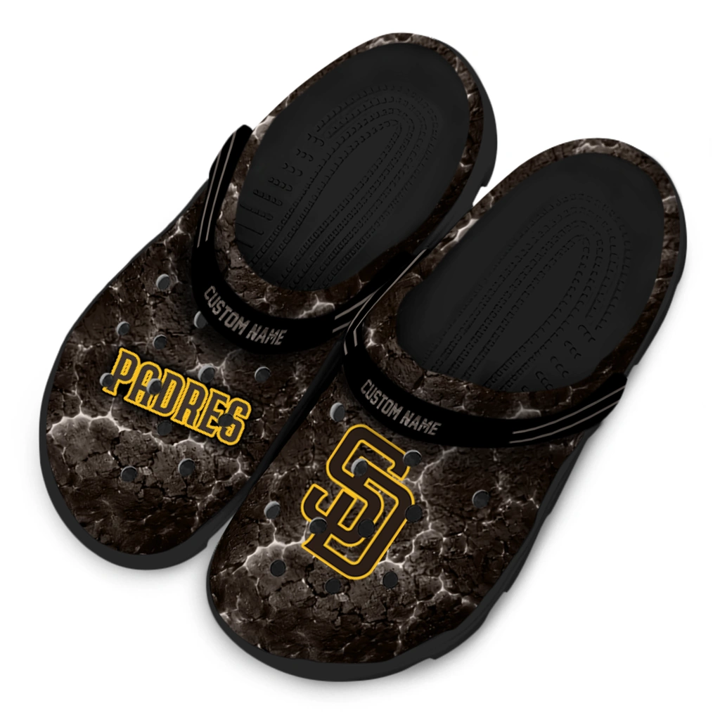san-diego-padres-clog-customized-cracked-energy-brown-black-latest-model.webp