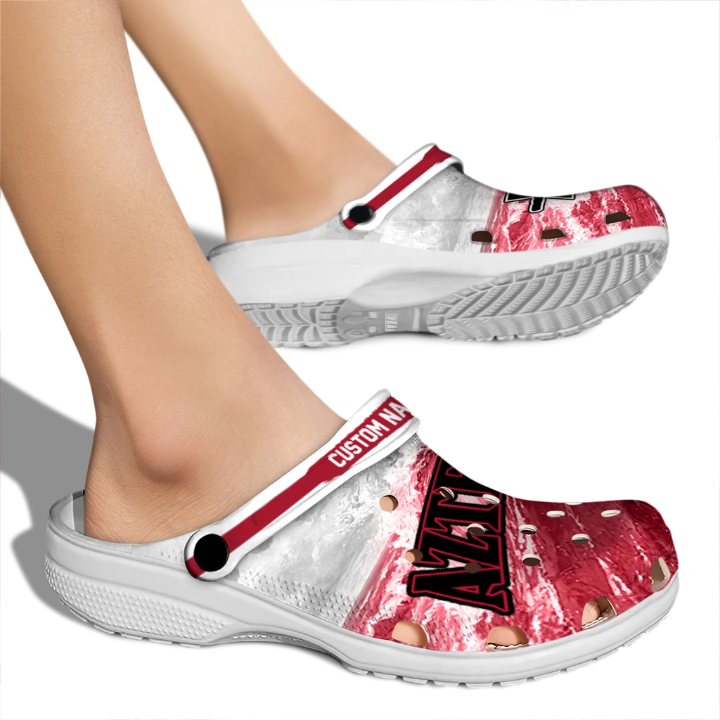 san-diego-state-aztecs-clog-customized-wave-swirl-red-white-fashion-forward.webp