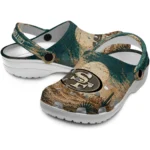san-francisco-49ers-clog-personalized-cracked-landscape-fir-green-beige-best-selling.webp