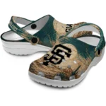 san-francisco-giants-clog-customized-cracked-landscape-fir-green-beige-best-selling.webp