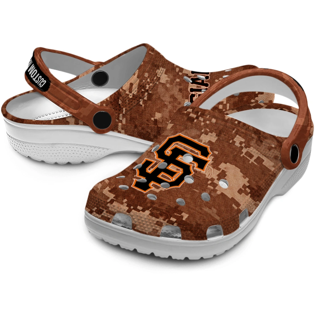 san-francisco-giants-clog-customized-digital-camo-orange-high-quality.webp