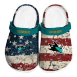 san-jose-sharks-clog-custom-distressed-stripes-teal-red-blue-best-selling.webp