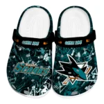 san-jose-sharks-clog-personalized-graffiti-burst-teal-black-best-selling.webp