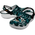 san-jose-sharks-clog-personalized-graffiti-burst-teal-black-best-selling.webp