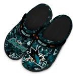san-jose-sharks-clog-personalized-graffiti-burst-teal-black-best-selling.webp