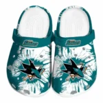 San Jose Sharks Clogs - Splatter Graphics 1 San Jose Sharks Clogs Splatter Graphics Best Selling