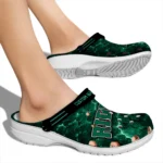 saskatchewan-roughriders-clog-customized-cracked-energy-green-black-best-selling.webp