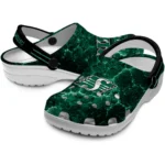 saskatchewan-roughriders-clog-customized-cracked-energy-green-black-best-selling.webp