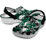 saskatchewan-roughriders-clog-customized-splatter-splash-green-black-best-selling.webp