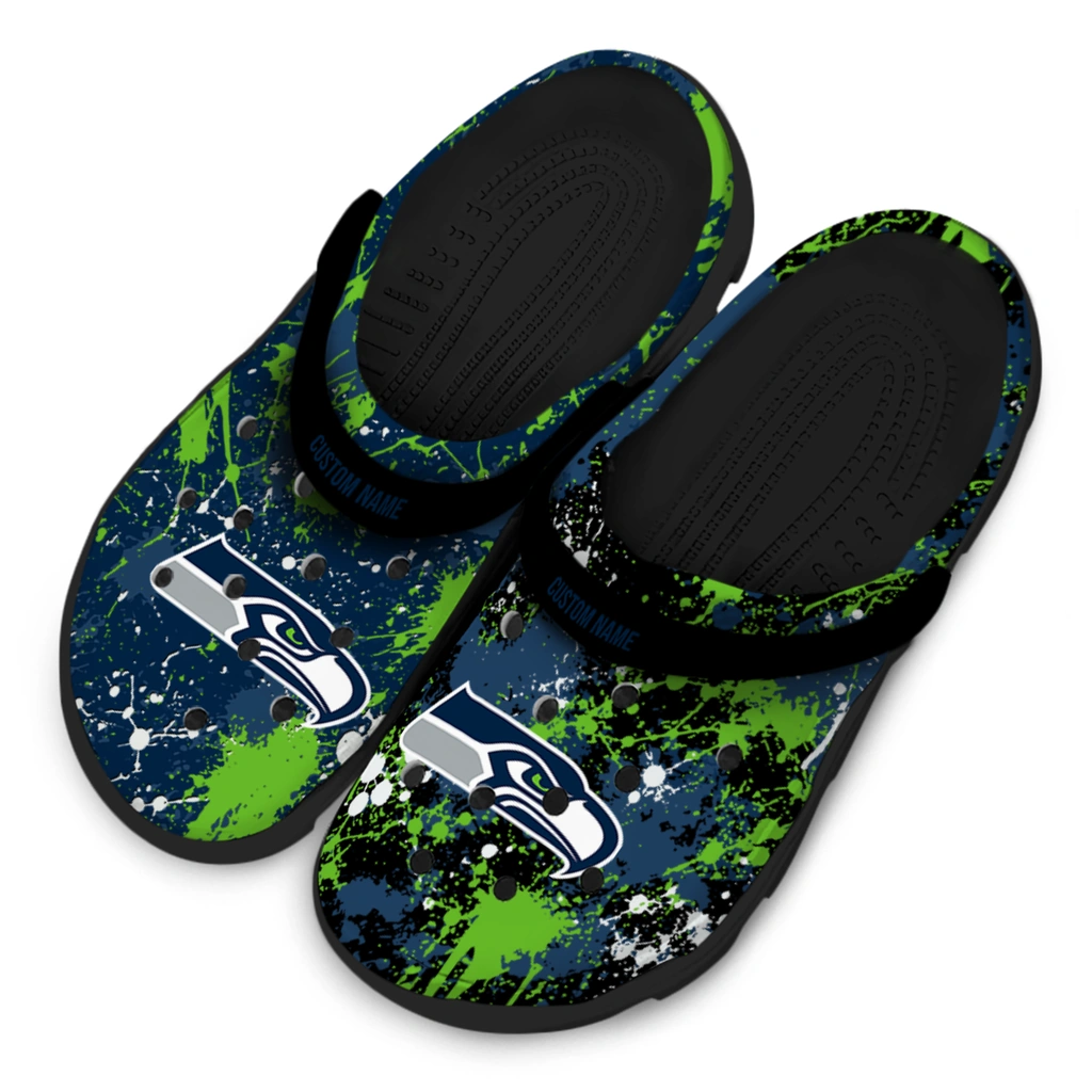 seattle-seahawks-clog-customized-splatter-splash-blue-black-latest-model.webp