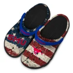 smu-mustangs-clog-customized-distressed-stripes-blue-red-blue-best-selling.webp