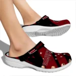 South Carolina Gamecocks Clogs – Customized Circuit Geometry Garnet Black 1