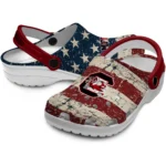 south-carolina-gamecocks-clog-customized-distressed-stripes-garnet-red-blue-best-selling.webp