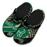 south-florida-bulls-clog-custom-checkered-streaks-green-black-best-selling.webp