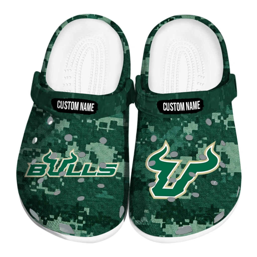 south-florida-bulls-clog-customized-digital-camo-green-best-selling.webp south florida bulls clog customized digital camo green best selling